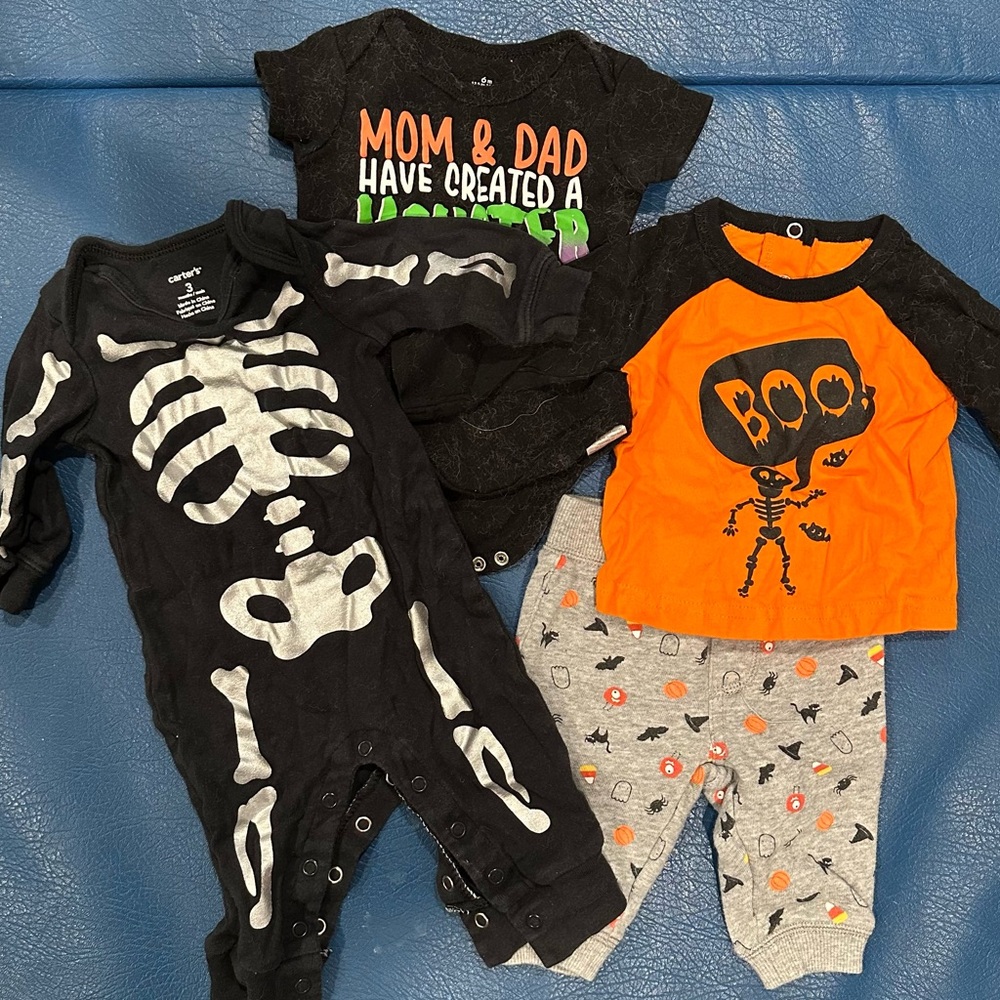 Halloween Baby Outfit Set